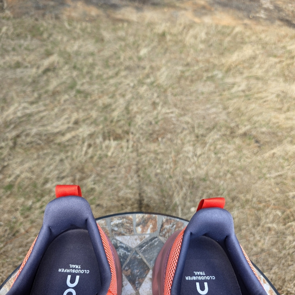 On Cloudsurfer Trail 3ME10112150 Flame Running Shoes Men Sz 11 Worn 1x With Box - Picture 10 of 11